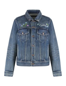 Embroidered Trucker Jacket in