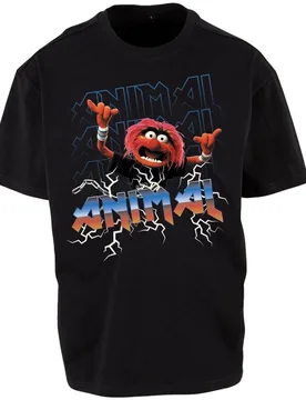 Disney T-Shirt - Animal Repeat Rock - L bis 3XL - für Männer - Größe 3XL - schwarz - EMP exklusives Merchandise! - Männer - male - Die Muppets - FashionsVida