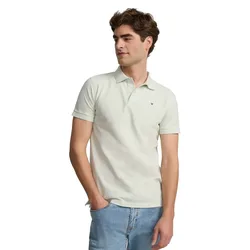 Polo A Maniche Corte Liso Light Green S