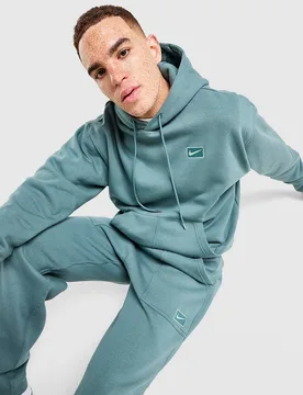 Mens Felpa con Cappuccio Overhead Street Fleece - Grigio, grigio grigio Uomo taglia M - Nike - FashionsVida