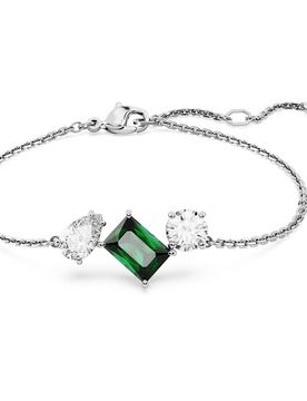 Mesmera Armband, Verschiedene Schliffe, GrÃ¼n, Rhodiniert Unisex OS