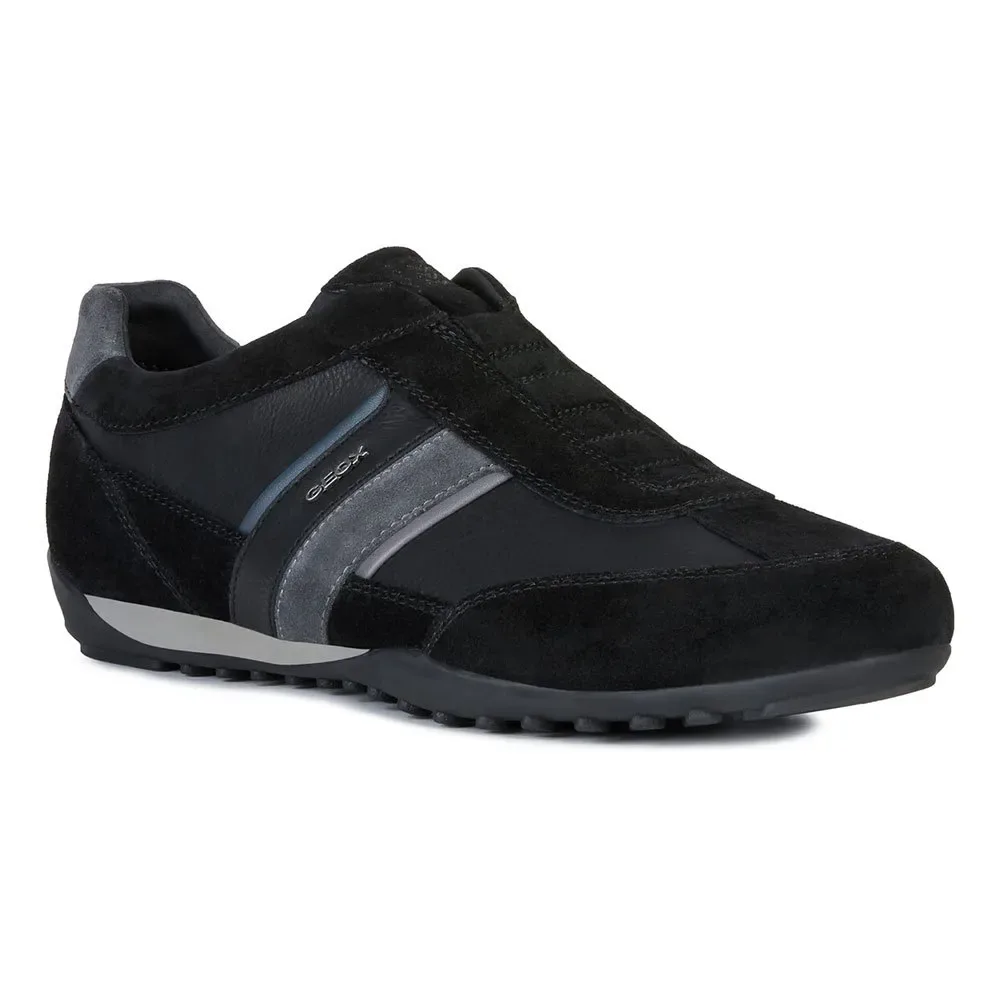Baskets Wells Black / Dark Jeans EU 39 - Geox - FashionsVida