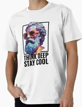 Cool Socrates Knowledge Stoicism Gift t shirt Funny Stoic Philosophy Graphic Clothes Short Sleeve All size Tops S-6XL - Aliexpress - FashionsVida