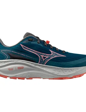 Neo Lumina Trail Running Shoes Sailor Blue / Rose Elegance / Harbor Mist UK 6 Women - Mizuno - FashionsVida
