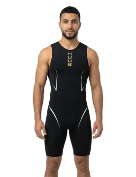 Triathlon Senza Maniche Tc Performance Black / Gold M - HUUB - FashionsVida