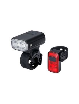 Juego de luces para bicicleta NanoStrike 500 Combo Spark 2 BLS-265 negro