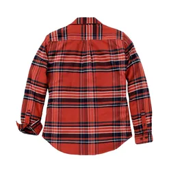 Camicia A Maniche Lunghe Tencel™ Fiber Series Relaxed Fit Flannel Spice Red XS