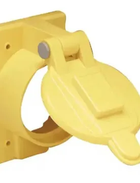 Weatherproof Receptacle Cover 50a 250v Yellow One Size unisex - Marinco - FashionsVida