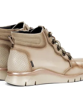 Zapatos de cordones de mujer fabricados en piel - Fluchos - FashionsVida