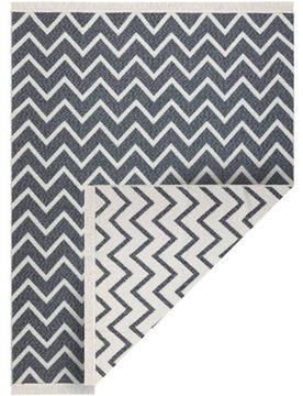 Teppiche Teppich Twin 23002 Zigzag, Baumwolle, Doppelseitig 60x90 Cm 60x90 Cm