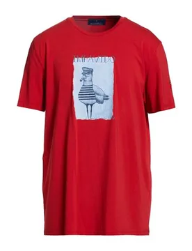 T-shirts Herren Rot XXL Herren - COOPERATIVA PESCATORI POSILLIPO - FashionsVida