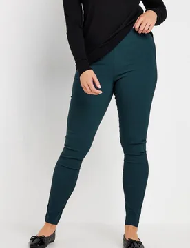 Women's Skinny Bengaline Trousers in Blue Size: 18 - Blue - Size: 18 - M&Co - FashionsVida