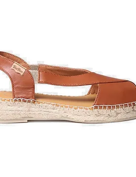 Pons Sandales Compensées En Sparte Elda-p Nougat EU 38 - Toni - FashionsVida