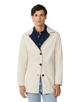 FaÇonnable Trench Fm0050 Marine Blue M