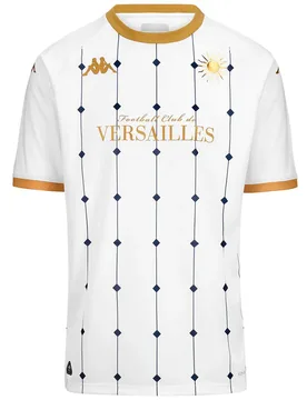 T-shirt à Manches Courtes Loin Fc Versailles Kombat 24/25 White / Gold 3XL - Kappa - FashionsVida
