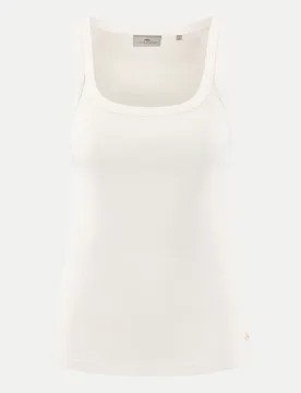 Fynch-Hatton TOP RIB Weiß L - Fynch-Hatton - FashionsVida