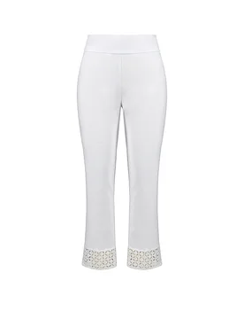 Pantalon 7/8 blanc 44 - Joseph Ribkoff - FashionsVida