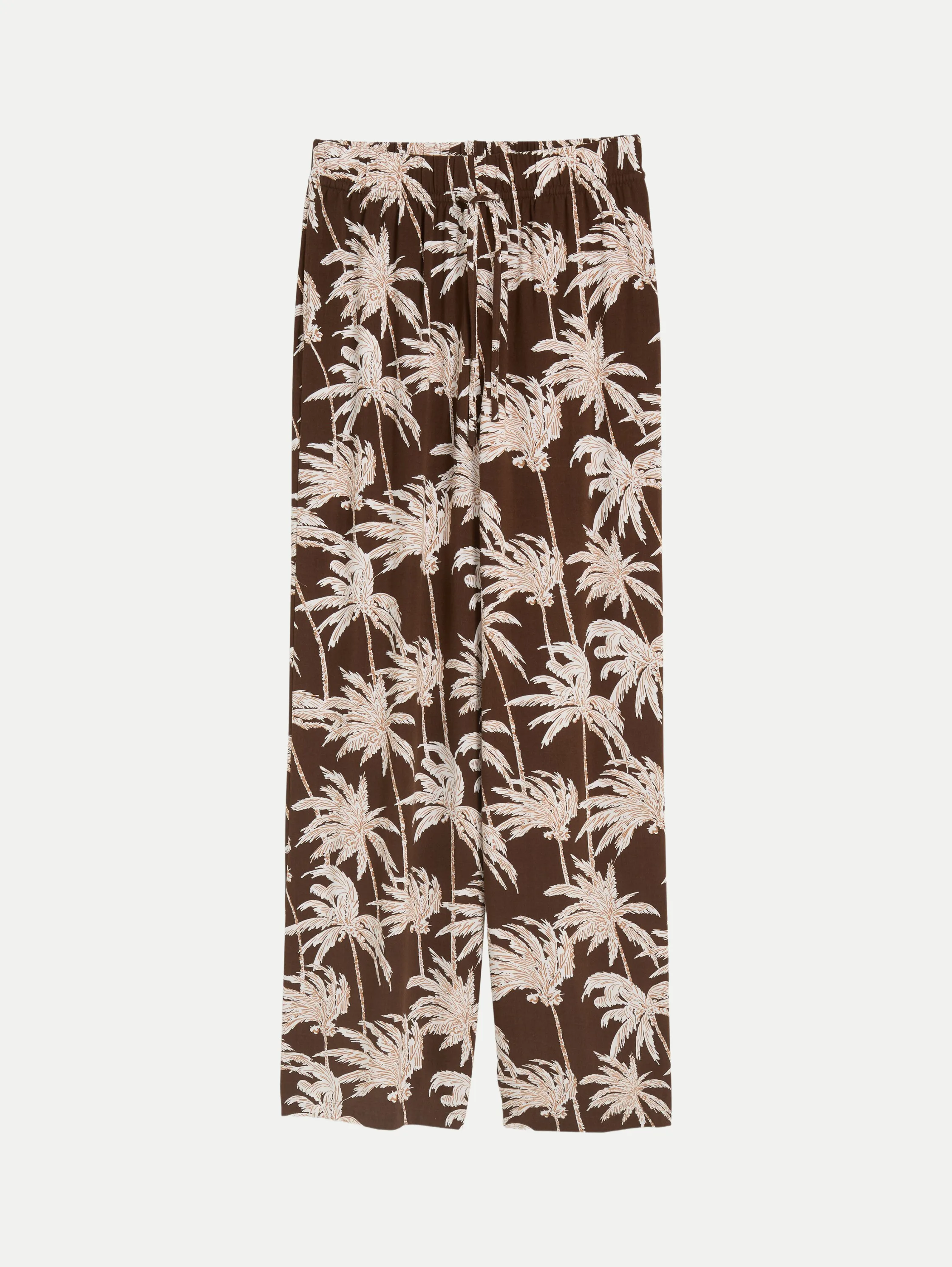 Wide-Leg Palazzo Hose Braun M - Tom Tailor Denim - FashionsVida