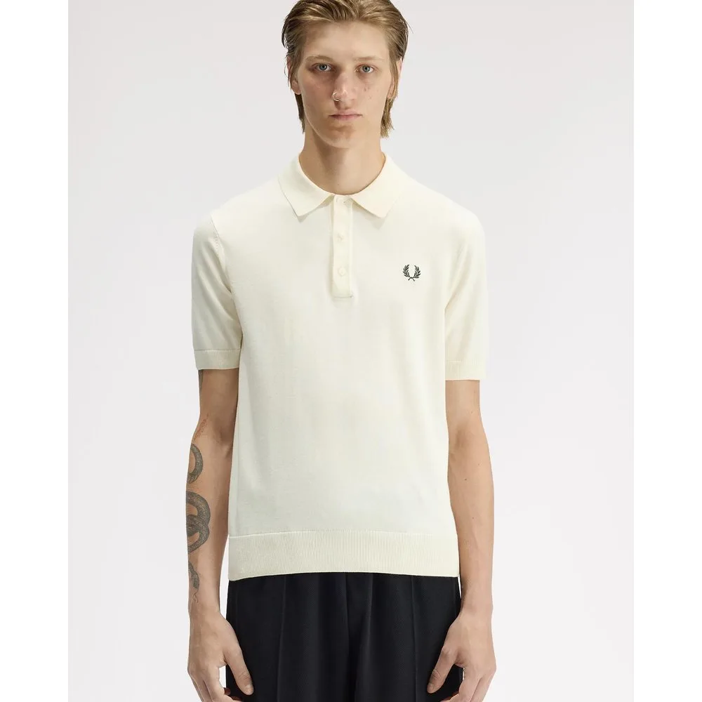 Jersey de hombre con cuello polo y manga corta - Fred Perry - FashionsVida