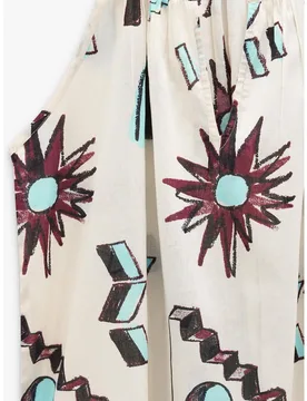 Top de mujer 100% algodón sin mangas con estampado geométrico - Parfois - FashionsVida