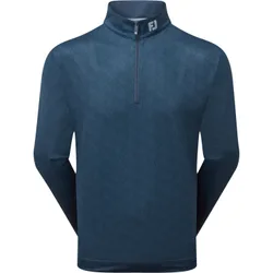 Layer Speckle Print Chill-Out 1/4-Zip, dunkelblau s