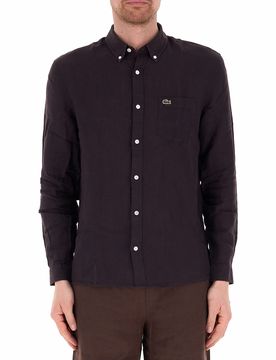 Lacoste Camicia in lino TERRA 40