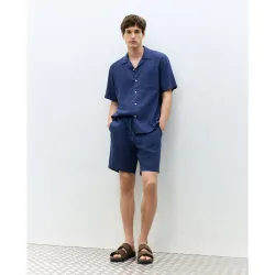Bermuda hombre sport de lino regular