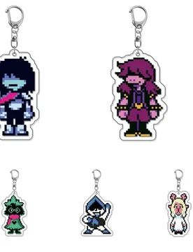 Anime Deltarune Acrylic key ring keychain Cute pixel style bag hanger with a cartoon character as a souvenir Toy for gift - Aliexpress - FashionsVida