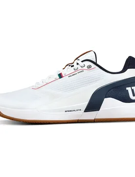 Rush Pro 5 All Court Shoes White / Navy Blazer / Gum1A UK 11 - Wilson - FashionsVida
