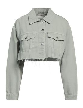 Jeansjacke/-mantel Damen Salbeigrün M,XS Damen
