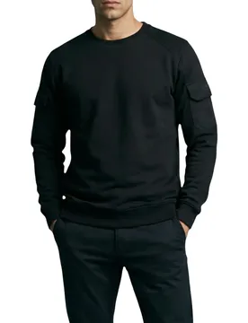 Herren Fleece Schwarz 505120