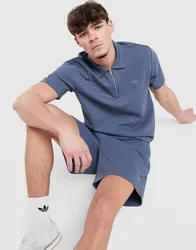 Mens Polo Waffle - Blu, blu blu Uomo taglia XS