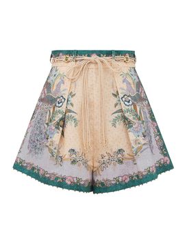 Removable Waist Belt with Zip Closure and Pocket Detail - Size 0
