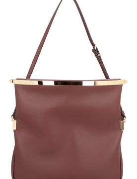 Tod's Magenta Leather Mini Shoulder Handbag