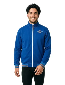 Universal Wr Full Zip Sweatshirt Blue S Men - Colmic - FashionsVida