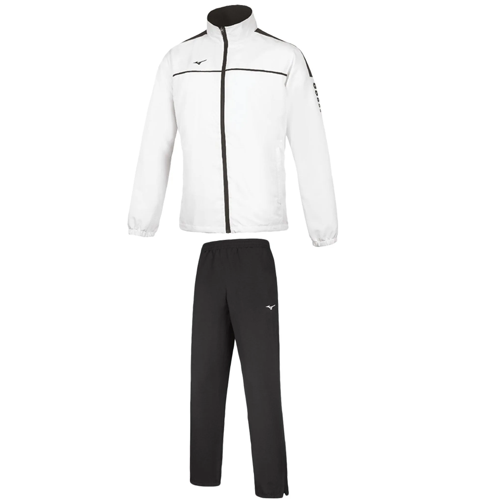 Team Tokyo Micro Mens White/black Tracksuit - White & Black - Size X-Large - Mizuno - FashionsVida