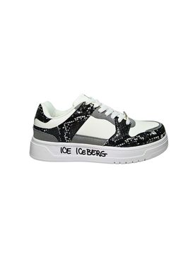 Scarpe Adulto unisex Sneakers basse, stampa serpente, brand logo laterale