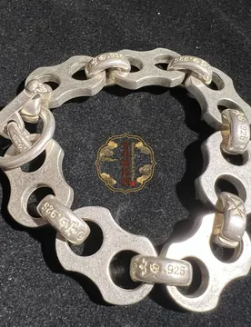S925 Tibetan Silver Chain Buckle Bracelet, Fashion Couple Bangles for Men Women, Personalized Jewelry Gift002 - Aliexpress - FashionsVida