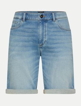 Regular-Fit Jeansshorts Blau 35IN