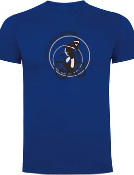 Maglietta A Maniche Corte Style Over Speed Royal Blue - Kruskis - FashionsVida