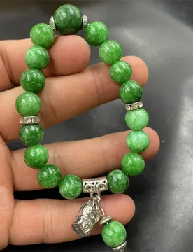 Mm Jadeite Round Bead for Women, Green Jade Bracelet - Aliexpress - FashionsVida
