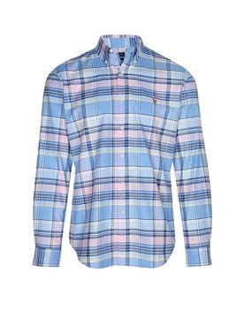 POLO Hemd Custom Fit blau L herren