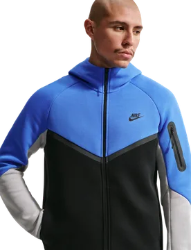 Tech Fleece Men Hoodies - Blue - Size - Blue - Size: Large - Nike - FashionsVida