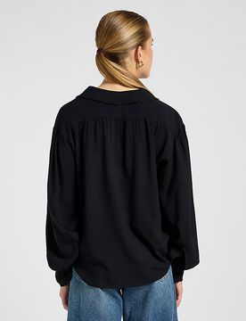 Regular Statement Collar Shirt Unionall Black Größe M female