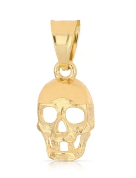 Ciondolo Teschio Oro Giallo 18kt GL102564