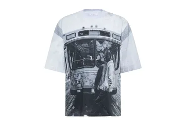 Oversize T-Shirt - Impression of Carlo - T-Shirt-kurzarm - grau - Herren - Size: XL