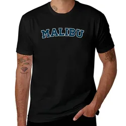 Malibu Graphic T-Shirt Basic Plain Tee for Spring and Summer