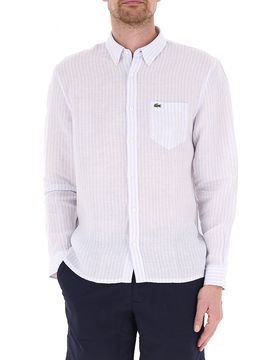 Camicia in lino AZZURRO CHIARO 42