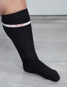 ® XXL Reisestrümpfe schwarz Gr. 36-38, DP G80