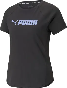 Fit Logo Tee Damen Tanktop, schwarz L